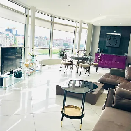 With Panoramic River View Apartmán Vilnius